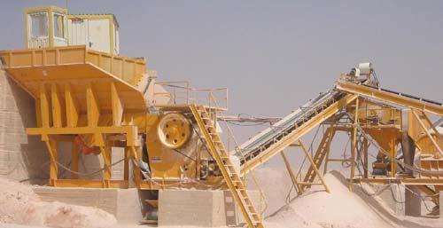 Rock crusher in Spain for Quarry