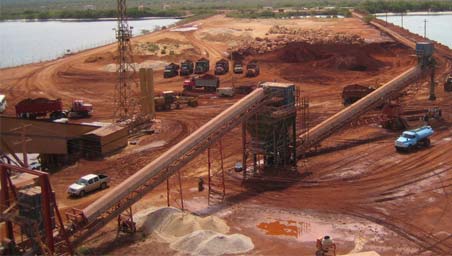 chrome ore mining plant